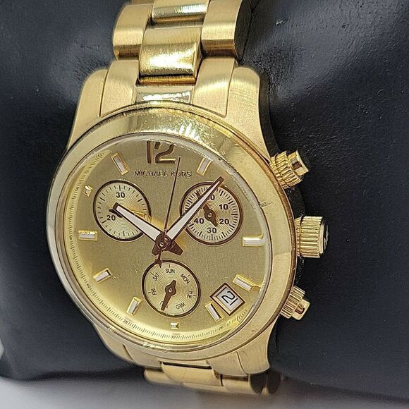 Michael Kors MK5384 Women's Stainless Steel Analog Dial Quartz Wrist Watch AM325 - Picture 3 of 11